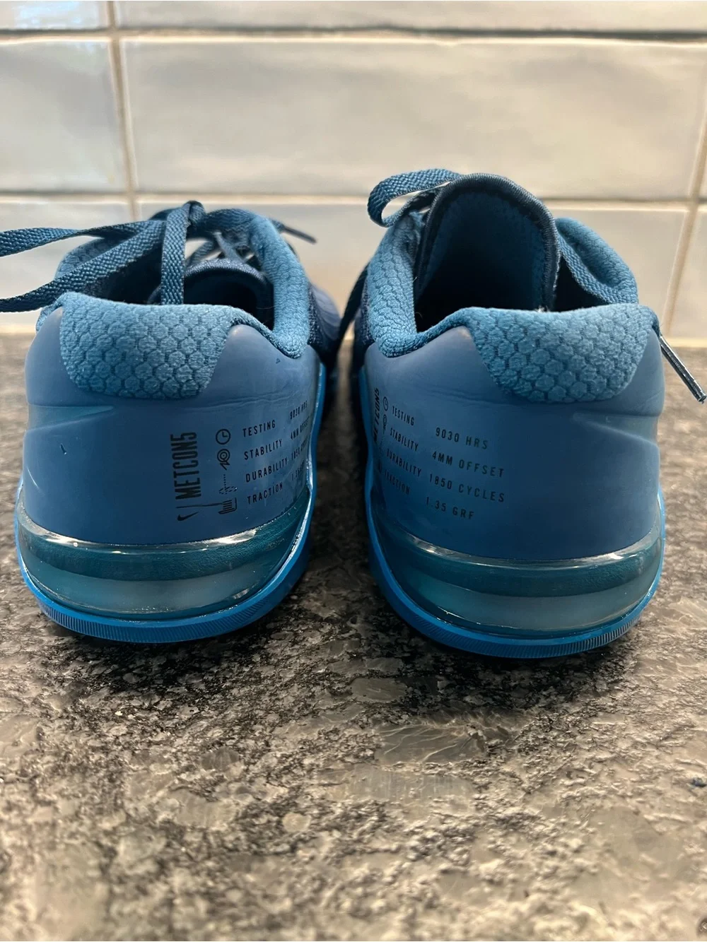 Nike Men's Metcon Athletic Shoes Teal Blue